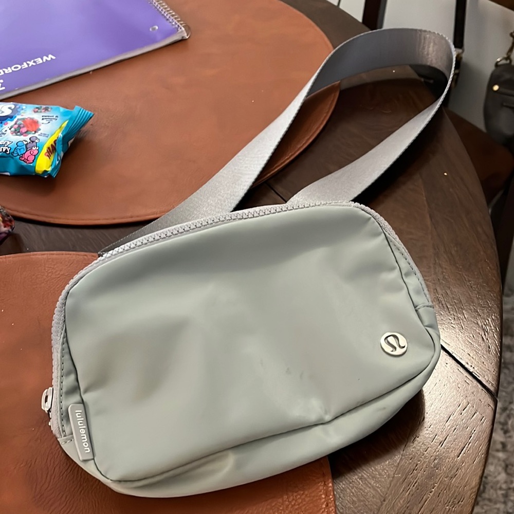 Grey/Silver lululemon belt bag